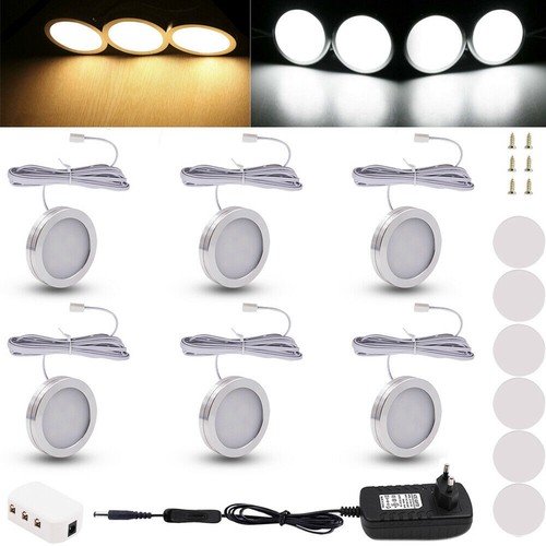 6pcs under cabinet lighting - 3/6pcs,