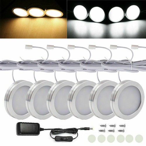 6pcs under cabinet - under, lights